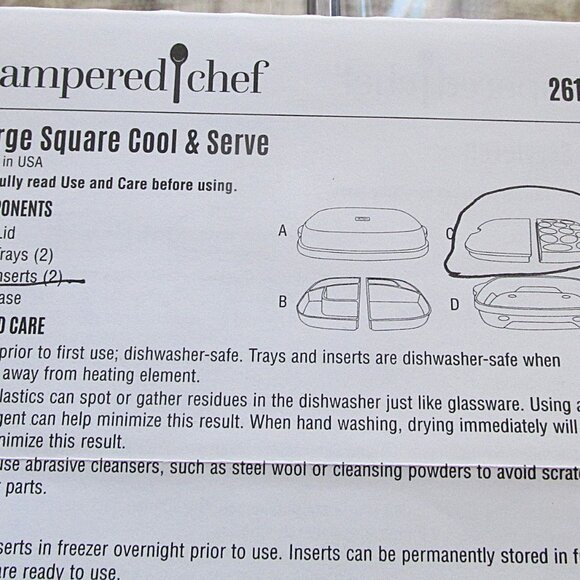 Pampered Chef Cool & Serve Tray - Picture 7 of 7